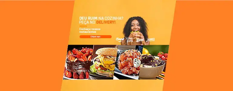 Deu ruim na cozinha? Peça um Delivery 