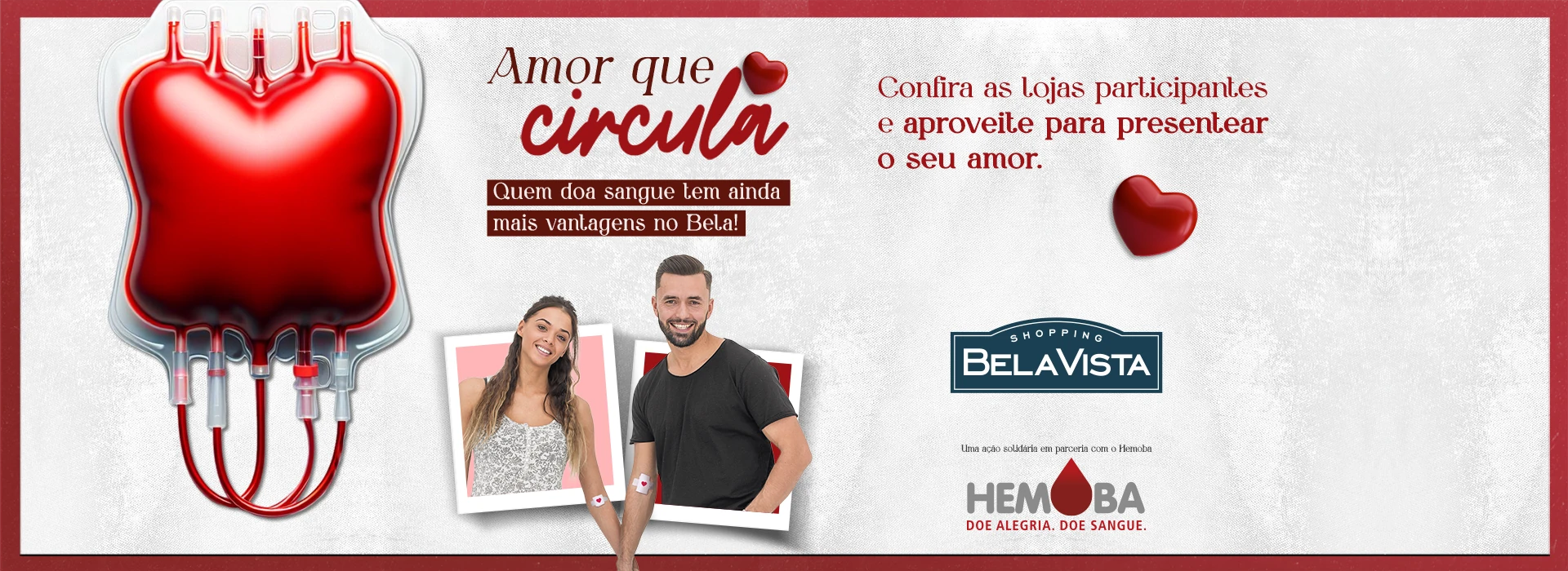 Campanha solidária no Dia dos Namorados