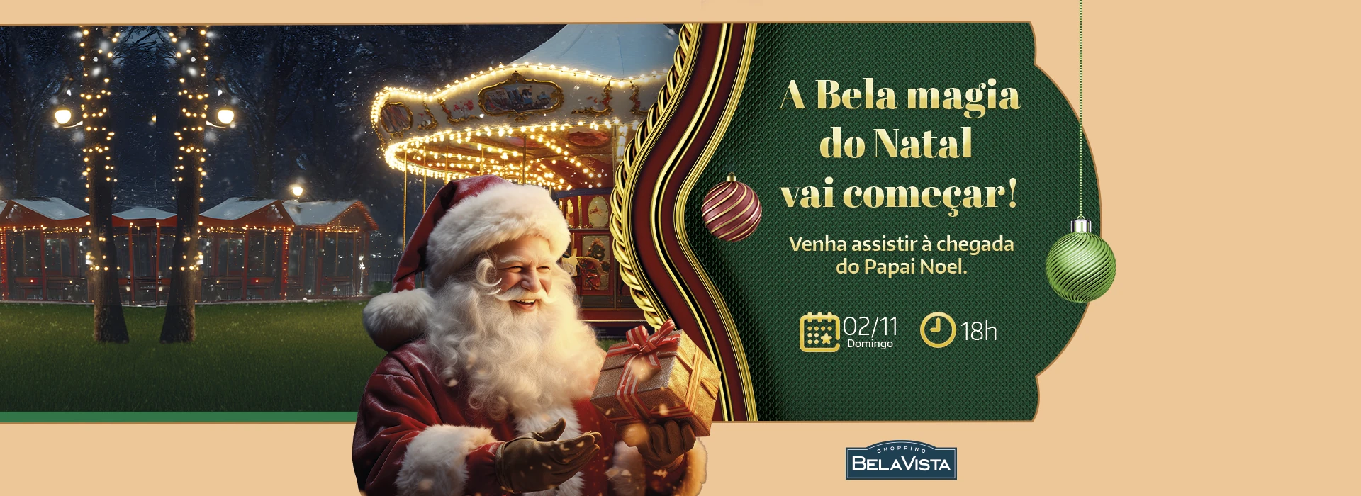 Chegada do Papai Noel 2025