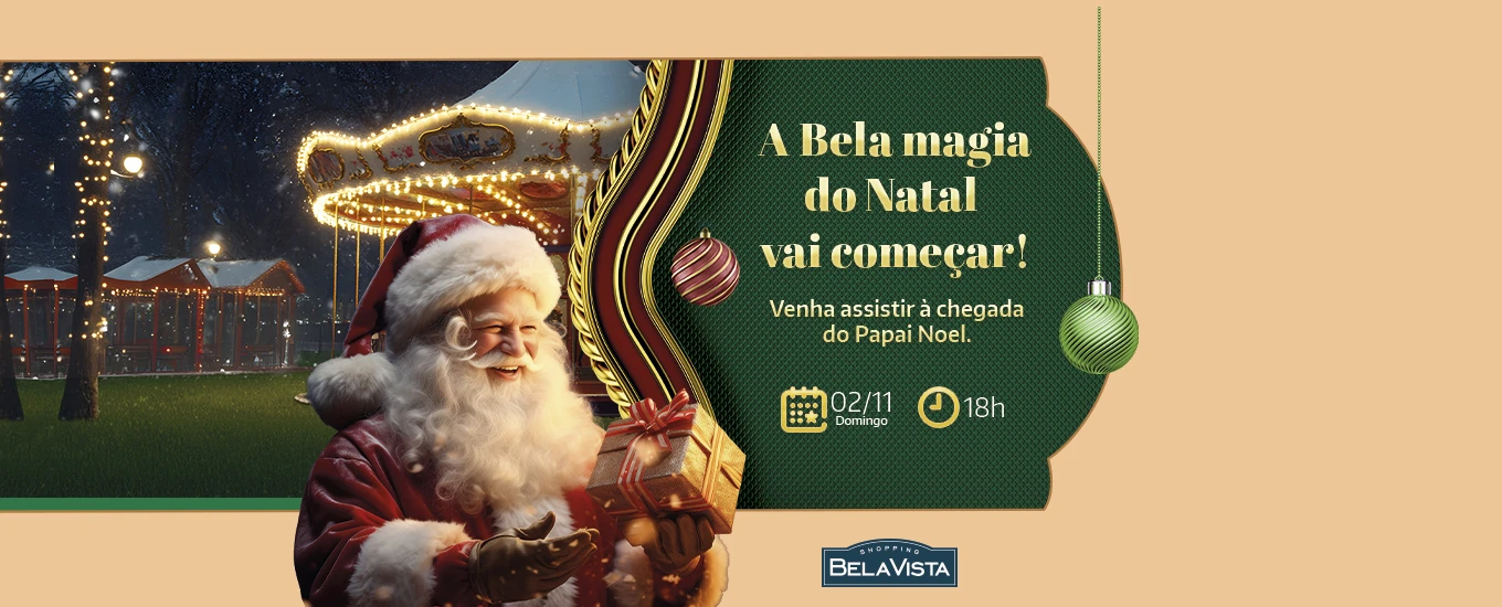 Chegada do Papai Noel 2025
