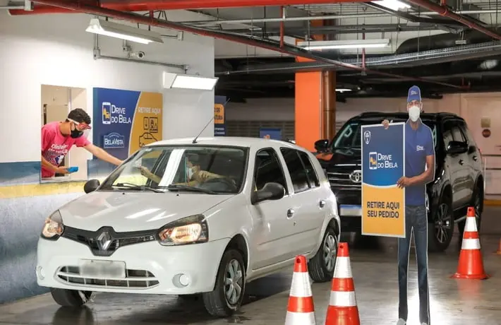 Shopping Bela Vista segue com funcionamento pelo delivery e drive-thru até 21 de março