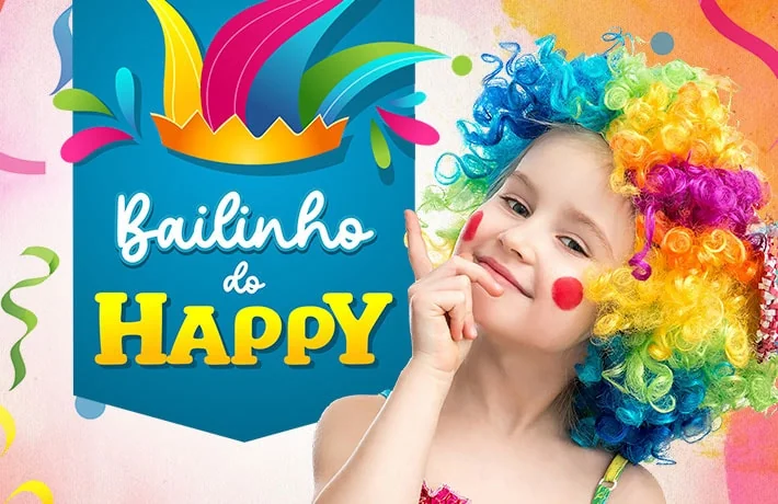 Shopping Bela Vista recebe o Bailinho do Bloco Happy neste domingo (05/02)