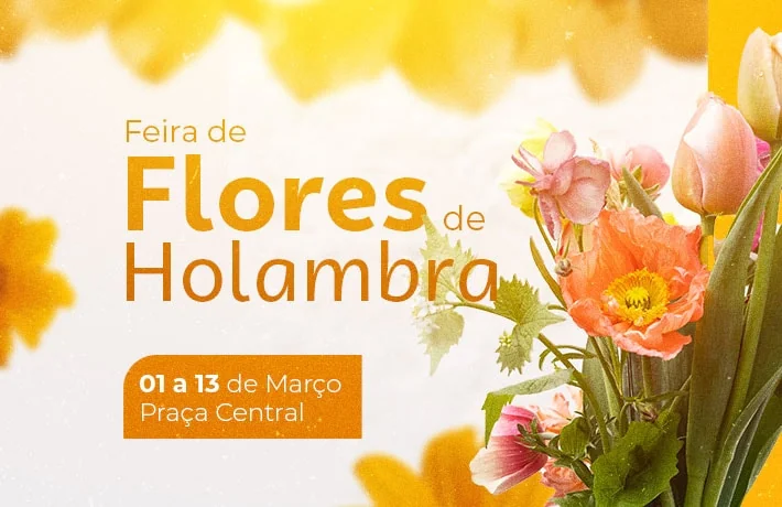 Shopping Bela Vista recebe Feira de Flores de Holambra a partir desta quarta (01/03)