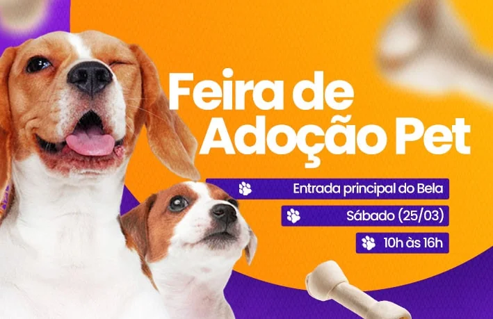 Shopping Bela Vista recebe Feira de Adoção Pet neste sábado (25)