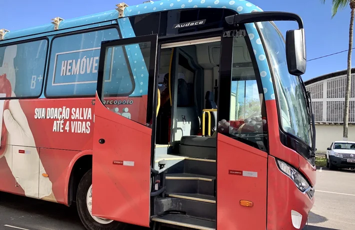 Unidade móvel da Hemoba estará no Shopping Bela Vista de 23 a 26 de maio