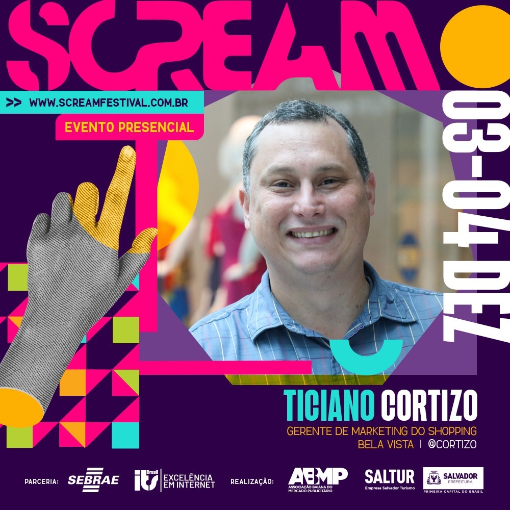 Gerente de Marketing do Bela Vista, Ticiano Cortizo, participa do Scream Festival