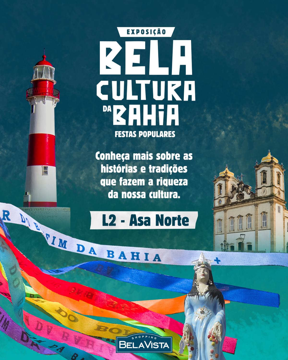 Shopping Bela Vista apresenta programação cultural em homenagem a Bahia
