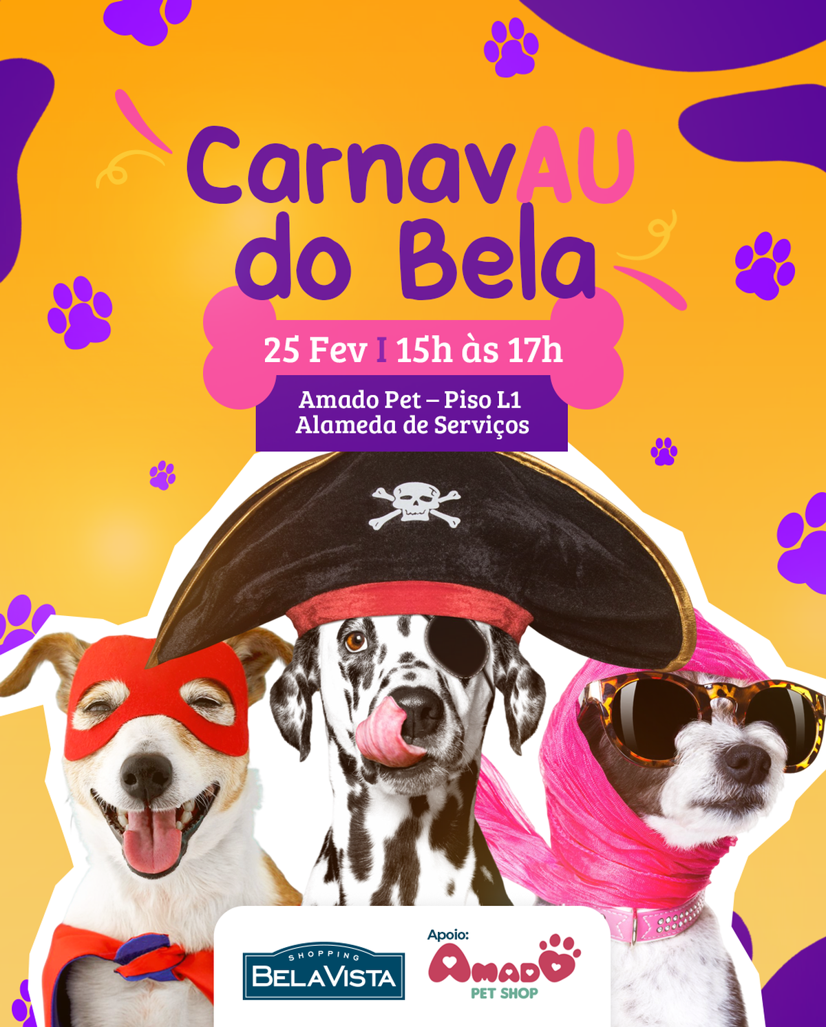 Shopping Bela Vista realiza CarnavAu do Bela no sábado (25/02) depois do Carnaval