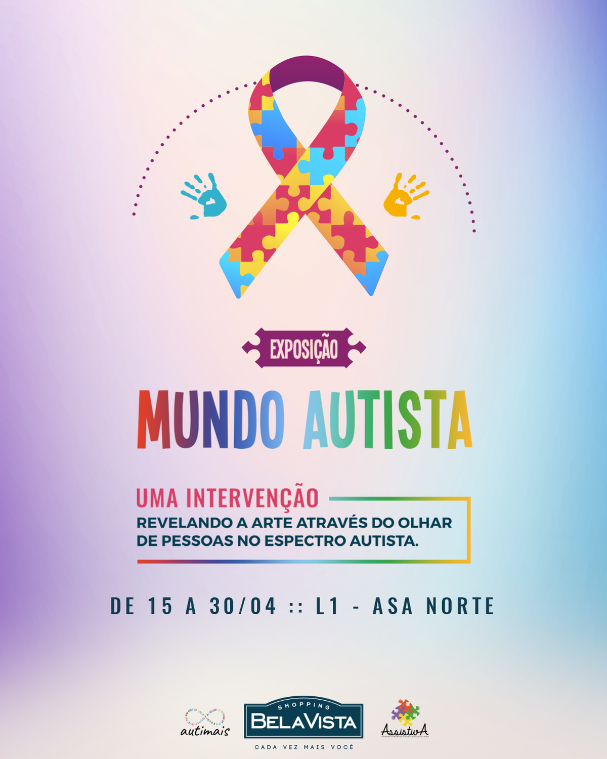 Abril Azul: Shopping Bela Vista realiza várias ações de conscientização sobre o autismo durante o mês